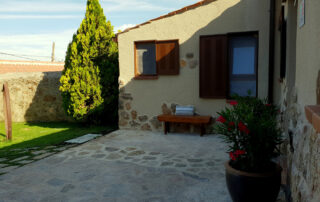 Jardín Casa Rural ir con niños