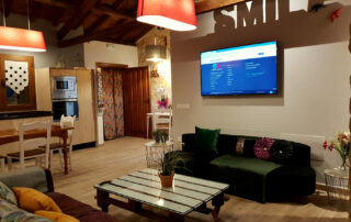 Salon con smart tv