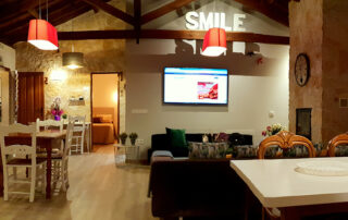 Vista salon-comedor Casa Rural