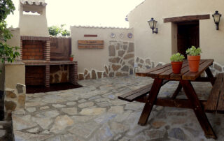 Terraza, patio y jardín